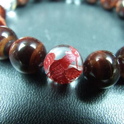 ブレスレット【レッドタイガーアイ】□メンズ□四神四色□｜白崎八幡宮