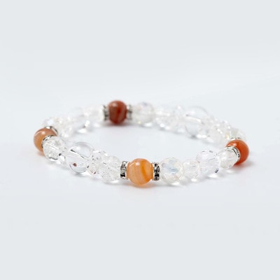 ８月（葉月）の誕生石 サードオニキス パワーストーンブレスレットお守り 神社で祈願済み