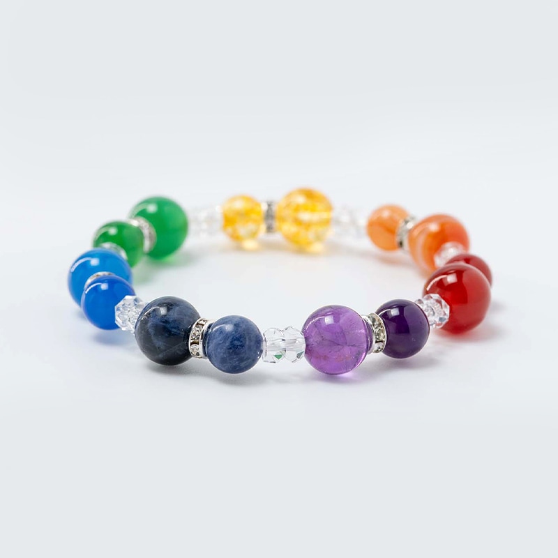 開運・厄除け 七色レディースパワーストーンブレスレット｜白崎八幡宮