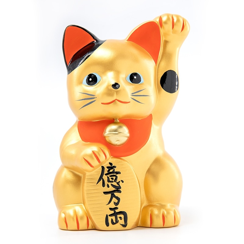 招き猫　金色　ゴールド　開運　貯金箱　金運招福　縁起物　商売繁盛 招き猫 貯金箱 開運 金運 風水 2024年 商売繁盛 ラッキー 貯金