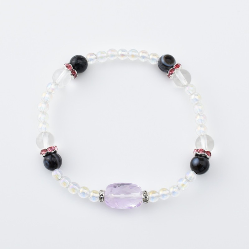 開運厄除・除災招福祈願 レクタングルカットアメジスト 女性のための