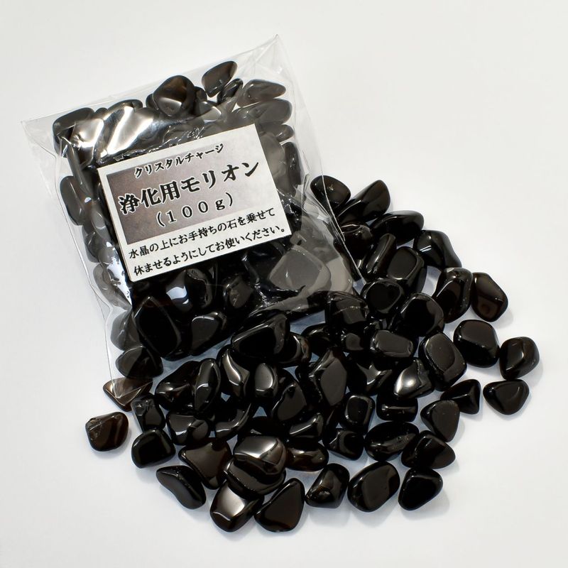 モリオンさざれ石 100g 神社で祈願・清い祓め済み パワーストーン