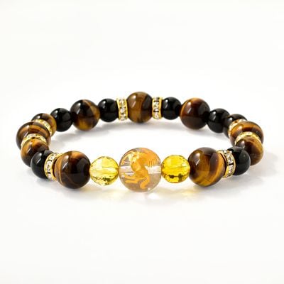 浄化・開運・魔除け ラッキーパワーストーンブレスレット【水晶