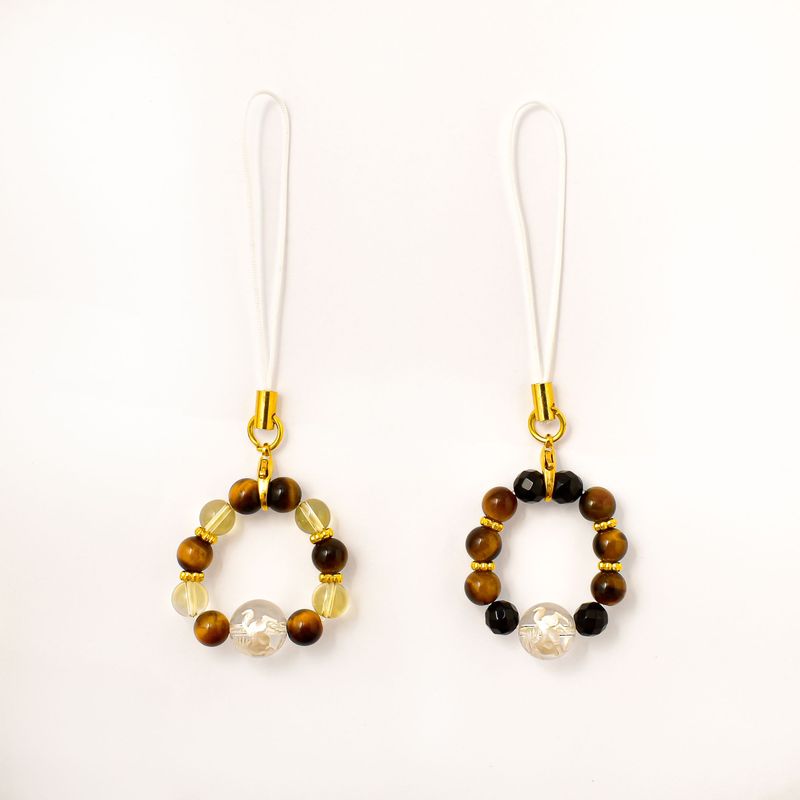 オーダー御守り(パワーストーン付きストラップ) 当月限定 1月のパワーストーンストラップお守り(2種)｜白崎八幡宮