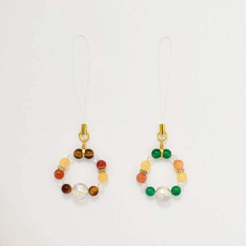 当月限定　4月のパワーストーンストラップお守り(2種)