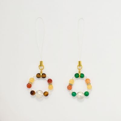 当月限定　4月のパワーストーンストラップお守り(2種)