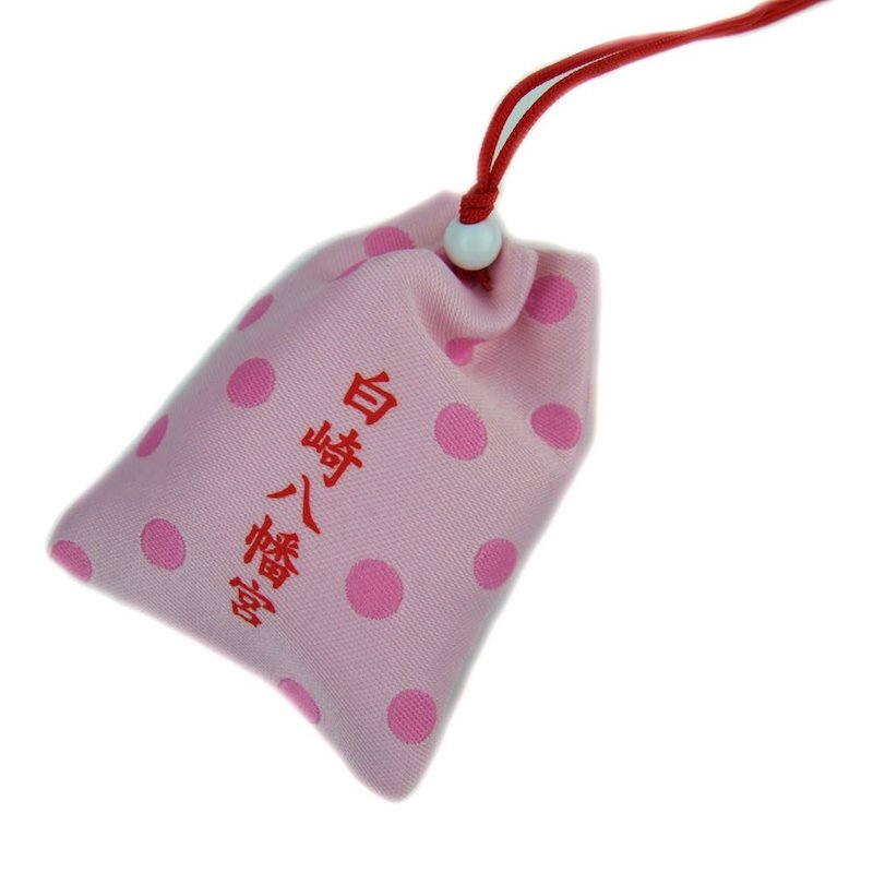 安産お守り 巾着タイプ かわいいリボン付き　神社で祈願・祓い清め済み