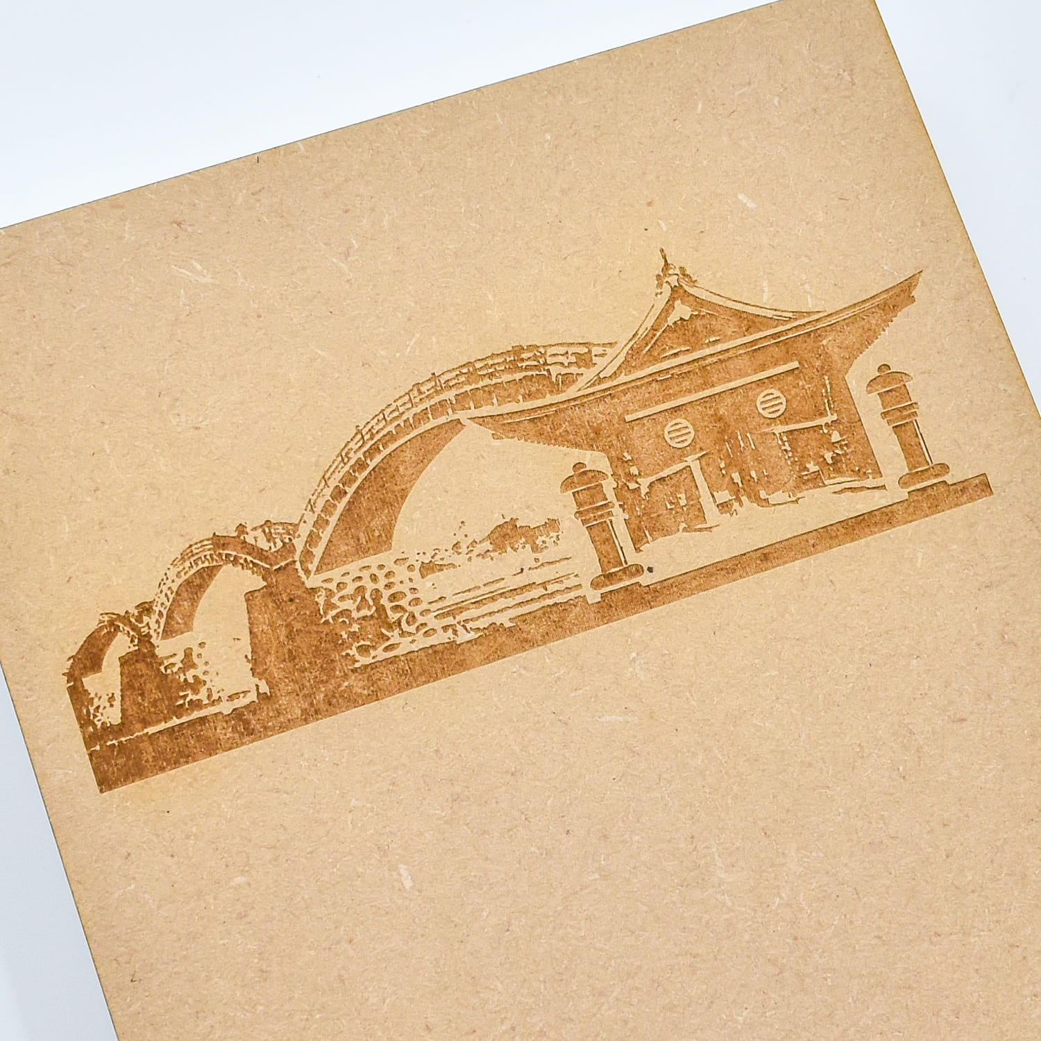 木製特別御朱印帳　社殿　錦帯橋　SDGs