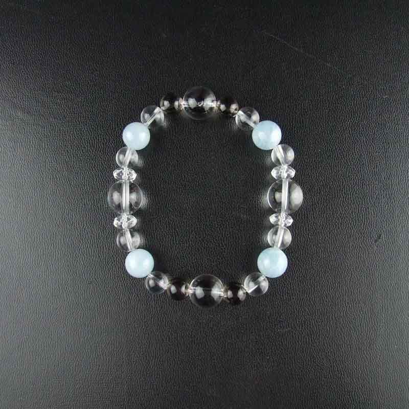 穏やかな暮らしを呼び込むブレスレット♪ メンズ 【アクアマリン】３月の誕生石