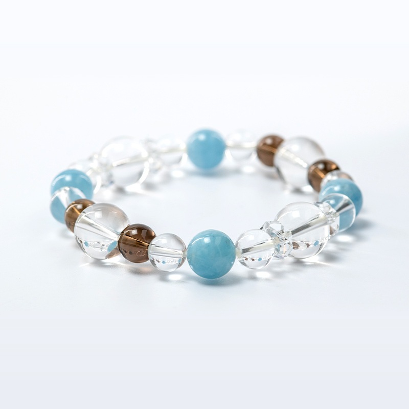 穏やかな暮らしを呼び込むブレスレット♪ メンズ 【アクアマリン】３月の誕生石