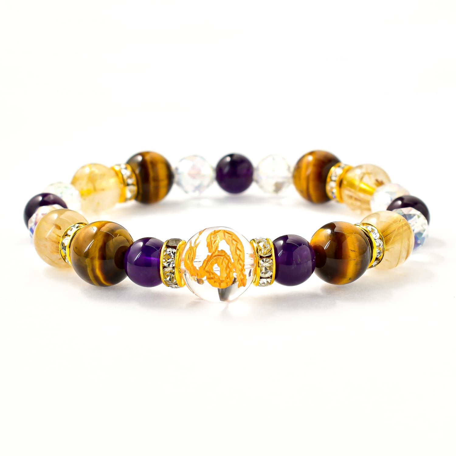 当月限定 12月の年越し・金運 パワーストーンブレスレットお守り