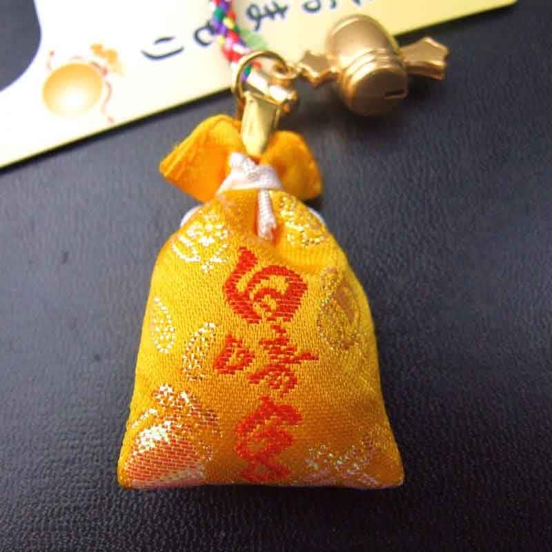 金運隆昌☆財運隆昌☆金運絞りお守りストラップ☆｜白崎八幡宮
