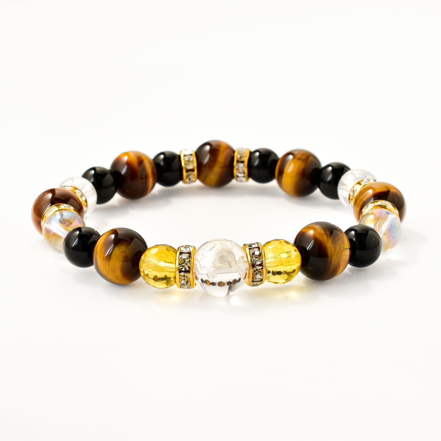 当月限定 1月の開運 パワーストーンブレスレットお守り(兼用2種)｜白崎