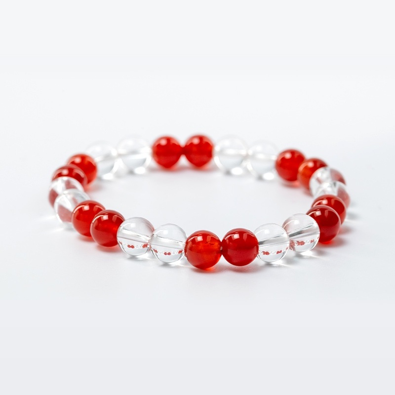 ☆MEN'S-LADY'S兼用【赤めのう】使用☆病気平癒パワーストーン