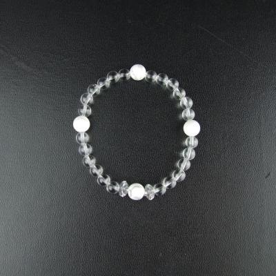 レディース★LADY'S【ハウライト】使用★身体健康パワーストーンブレスレット★白崎八幡宮手作りお守り★