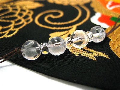 ストラップ□四神水晶彫り□｜白崎八幡宮