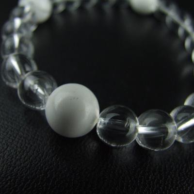 メンズ★MEN'S【ハウライト】使用★身体健康パワーストーンブレスレット★白崎八幡宮手作りお守り★