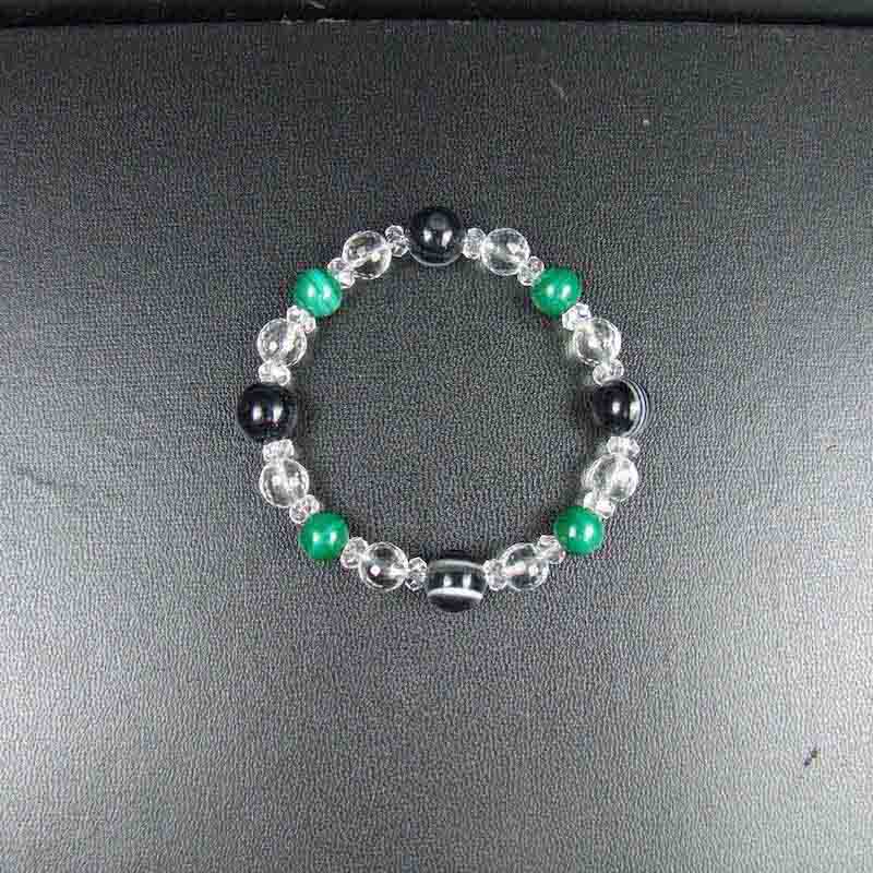 厄除開運ブレスレットお守り（レディース）【天眼石＆マラカイト