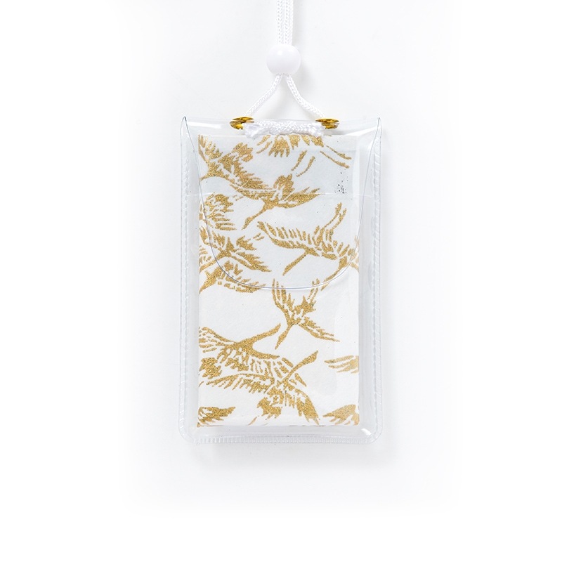 交通安全 白御幣守り 紺 無事故・無災害｜白崎八幡宮