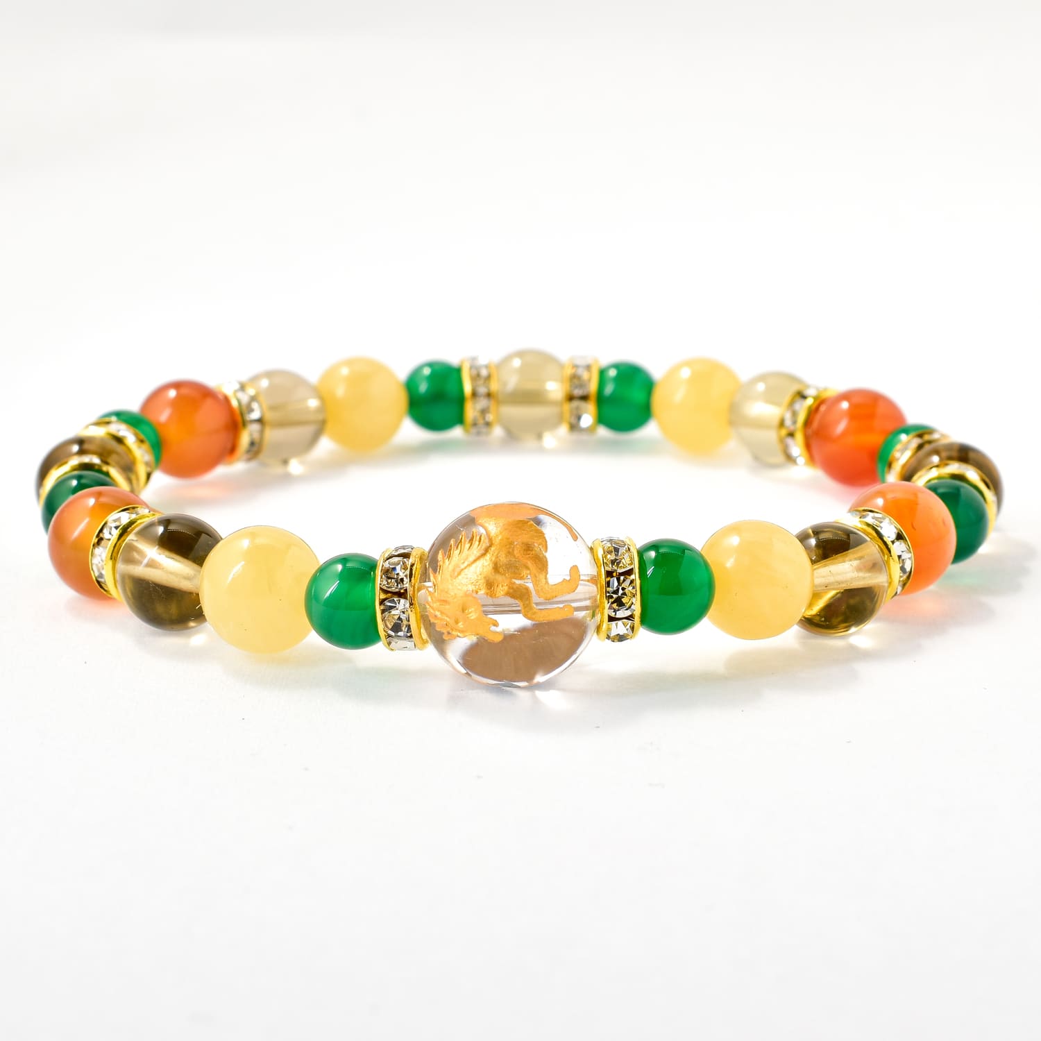 当月限定　4月の新入学・仕事運向上　パワーストーンブレスレットお守り(2種)