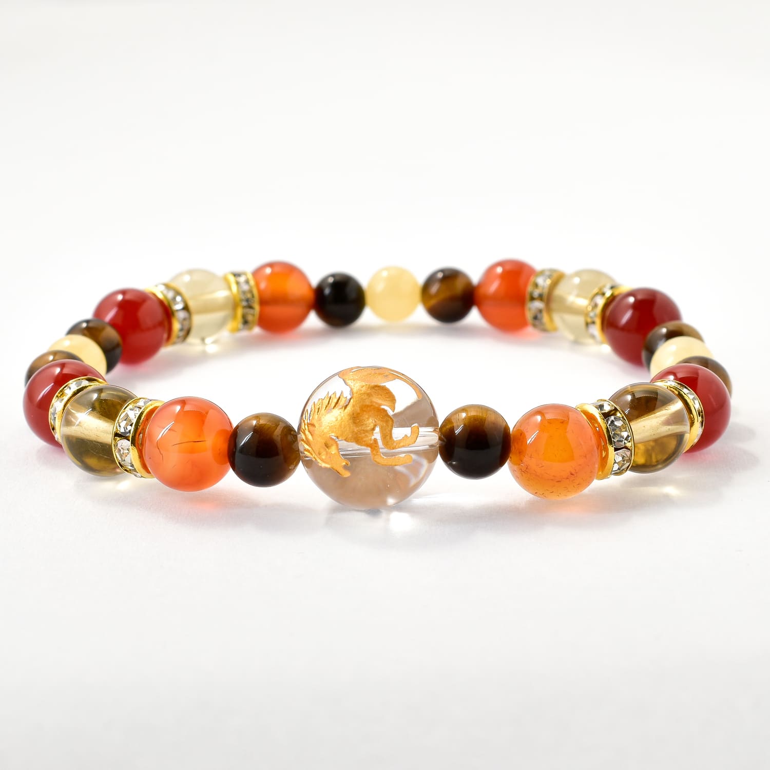 当月限定　4月の新入学・仕事運向上　パワーストーンブレスレットお守り(2種)