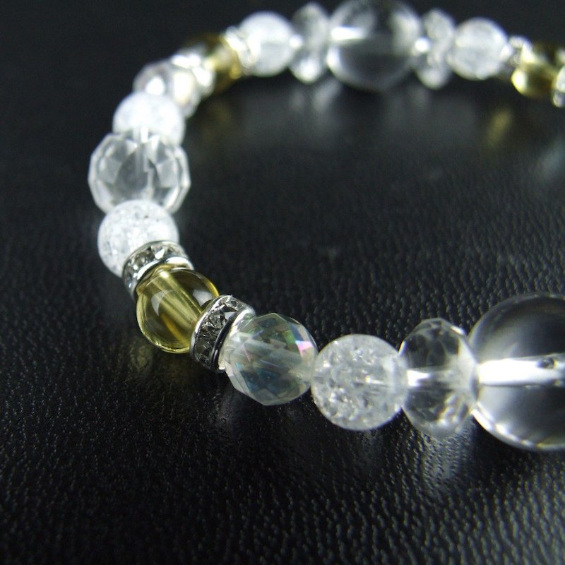 11月（霜月）の誕生石 シトリン パワーストーンブレスレットお守り