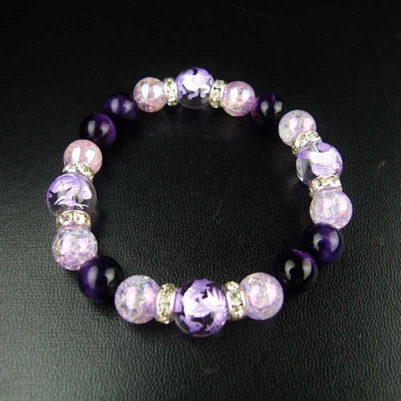 金運・仕事運・洞察力【パープルタイガーアイ&パープルオーラクラック