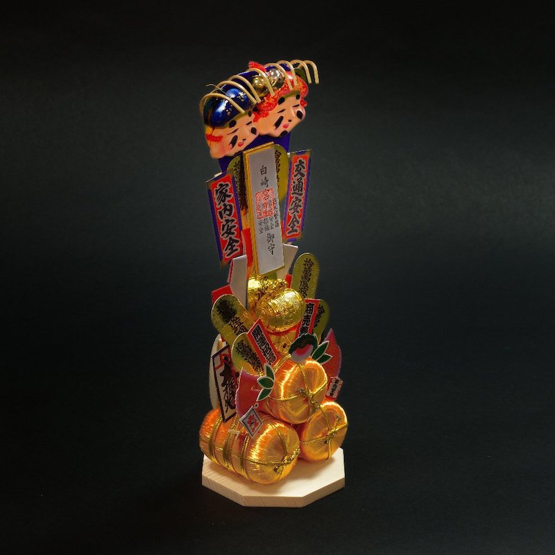 二福神 ペット入り（大） 縁起物/開運招福/金運隆昌/商売繁昌/家内安全/交通安全/OP-0380　神社で祈願済み
