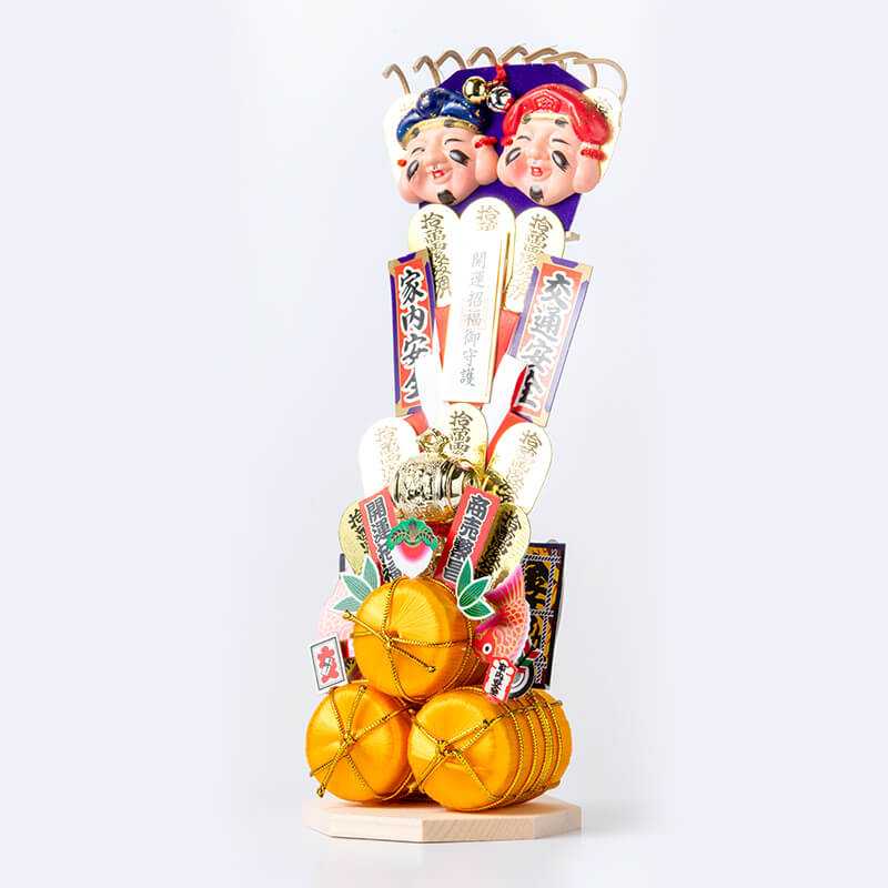 二福神 ペット入り（大） 縁起物/開運招福/金運隆昌/商売繁昌/家内安全/交通安全/OP-0380　神社で祈願済み