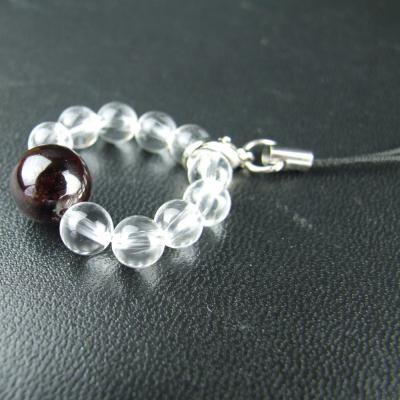 権力 優雅 勝利の象徴 ガーネット1月の誕生石ストラップ