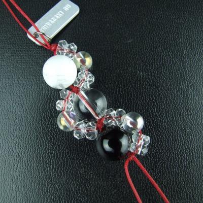 身体健康 パワーストーン三連ストラップ 神社で祈願・祓い清め済み ハウライト&ブルータイガーアイ/毎日元気に過ごしましょう!