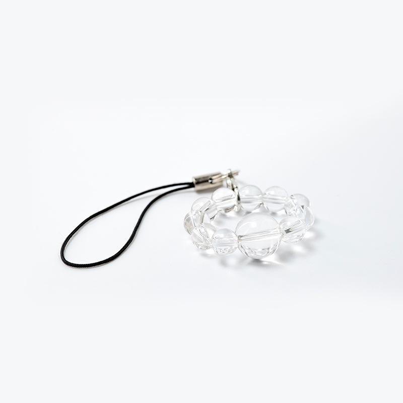 水晶】 4月の誕生石ストラップお守り/パワーストーン｜白崎八幡宮