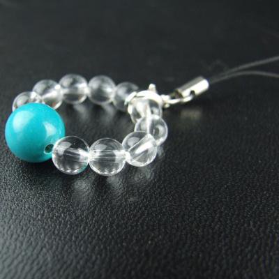 ターコイズ】 12月の誕生石ストラップお守り/パワーストーン｜白崎八幡宮