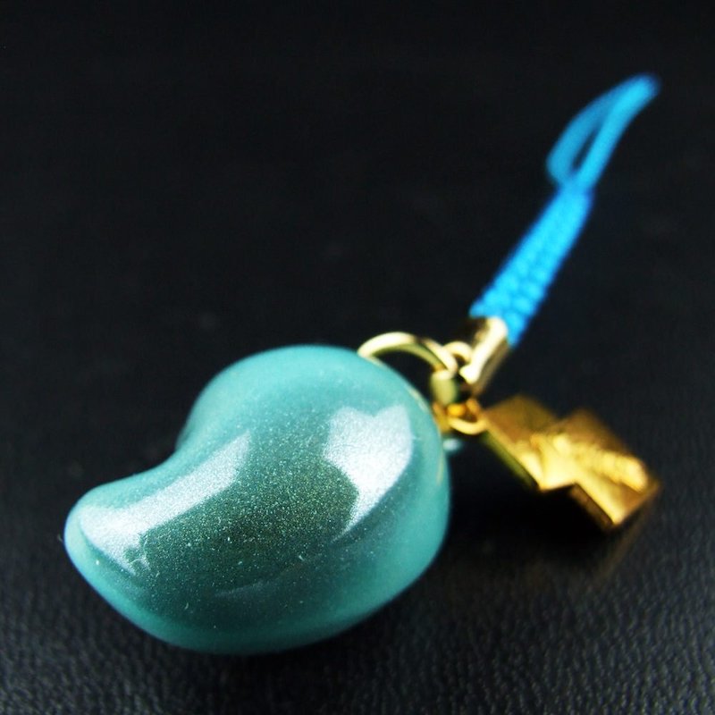 幸運を呼ぶ鈴 勾玉水琴窟の音まもり 青色｜白崎八幡宮