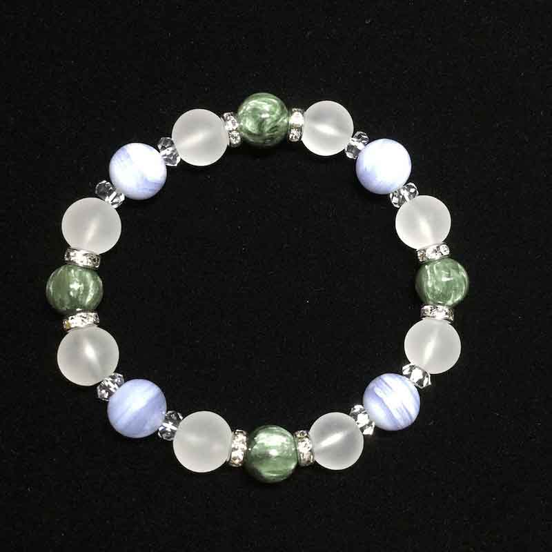 天使の力 セラフィナイト×ブルーレースアゲート 精神安定