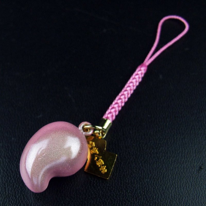 幸運を呼ぶ鈴 勾玉水琴窟の音まもり 桃色｜白崎八幡宮