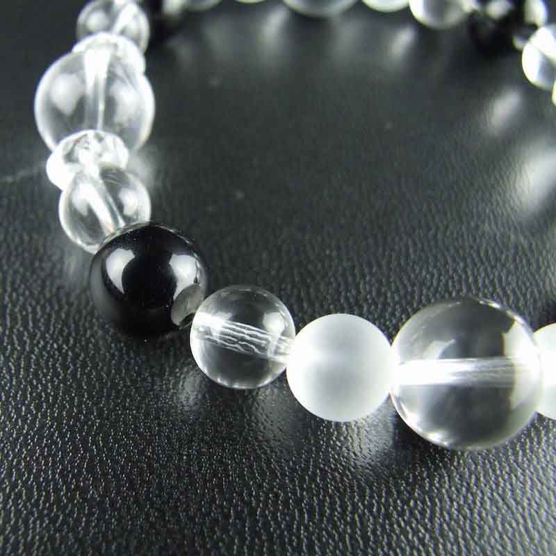 目標達成のサポーター役ブレスレット♪ ★メンズ★【オニキス】8月の誕生石 パワーストーン