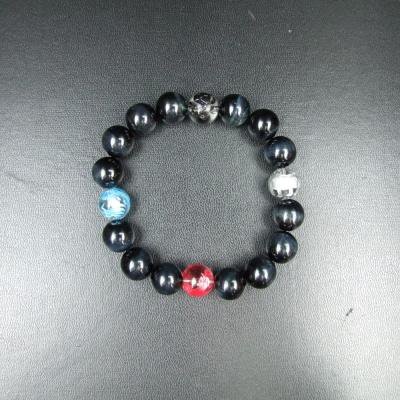 ブレスレット【ブルータイガーアイ】□メンズ□四神四色□｜白崎八幡宮