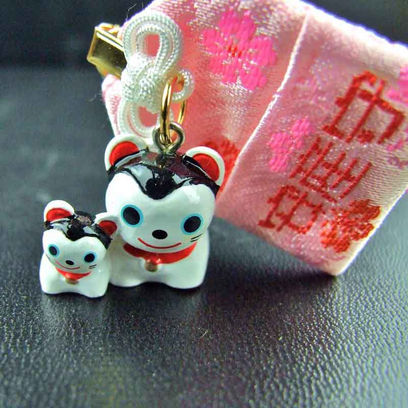 安産お守り こま犬 ポケット付き｜白崎八幡宮