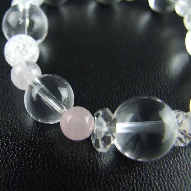 洞察力や創造力を呼び込むブレスレット♪ レディース【水晶】４月の誕生石