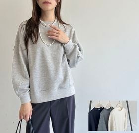 French Terry 30/10 袖カーブ切替トレーナー