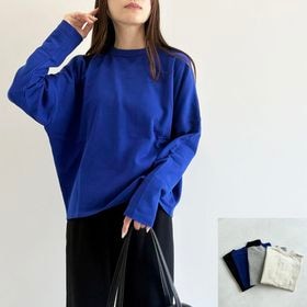 French Terry ガーゼ ドルマンスリーブ プルオーバー