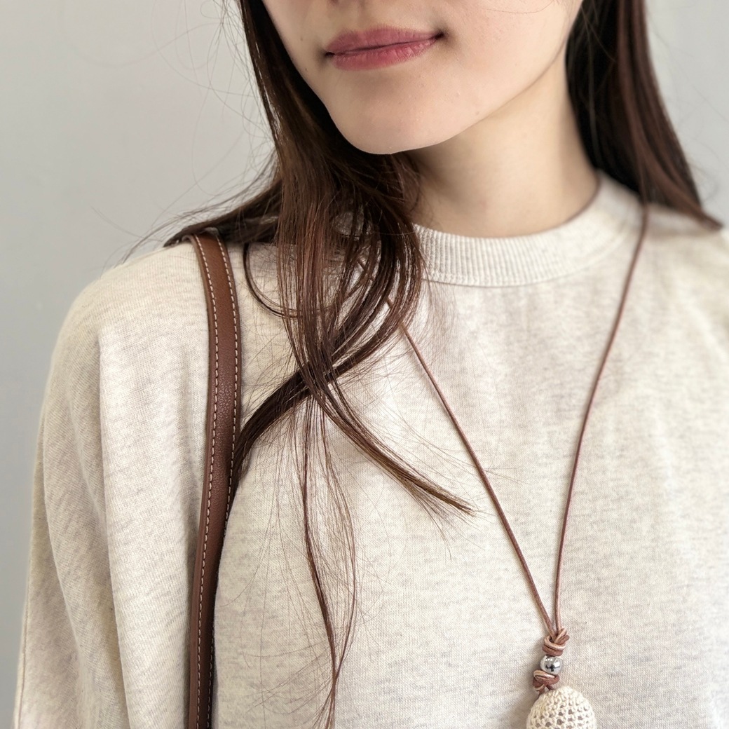 French Terry ガーゼ ドルマンスリーブ プルオーバー