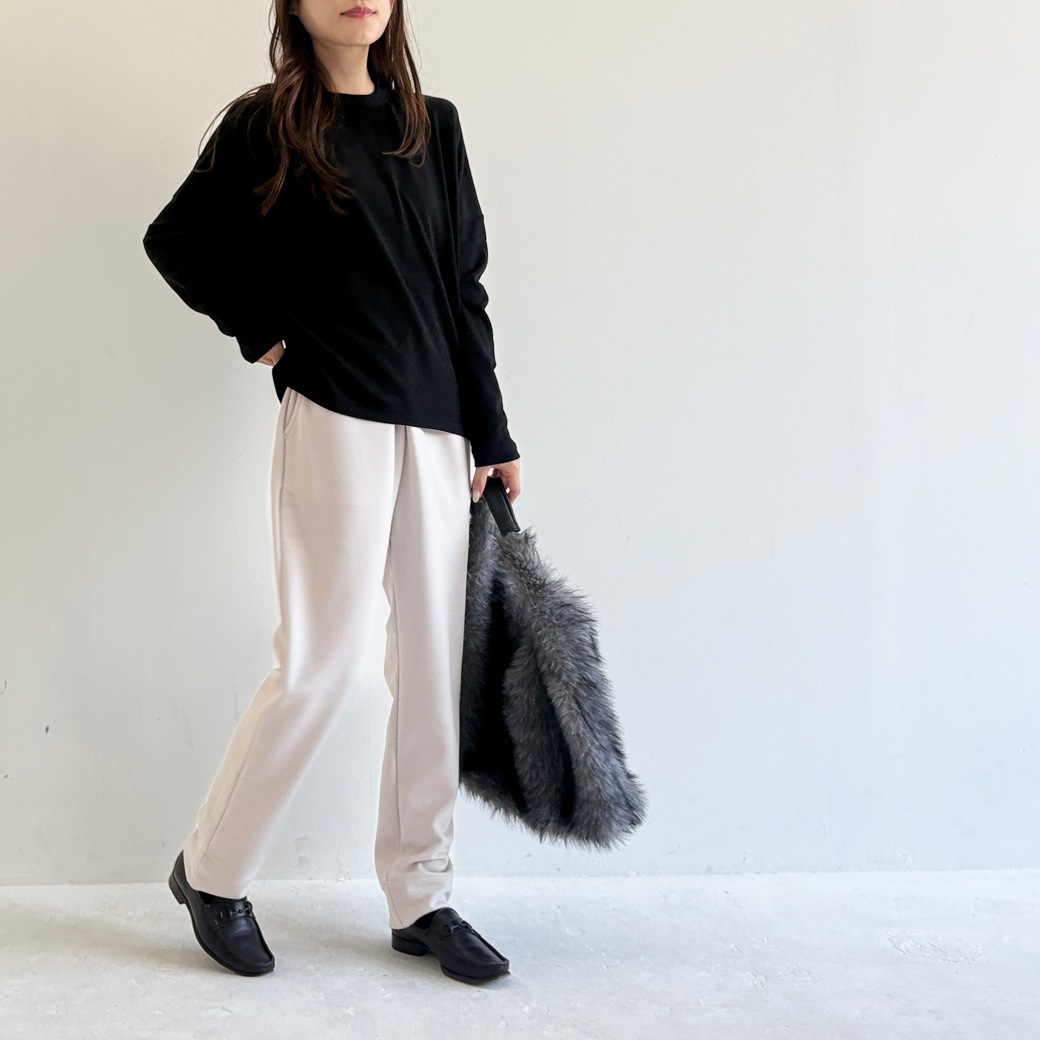 French Terry ガーゼ ドルマンスリーブ プルオーバー