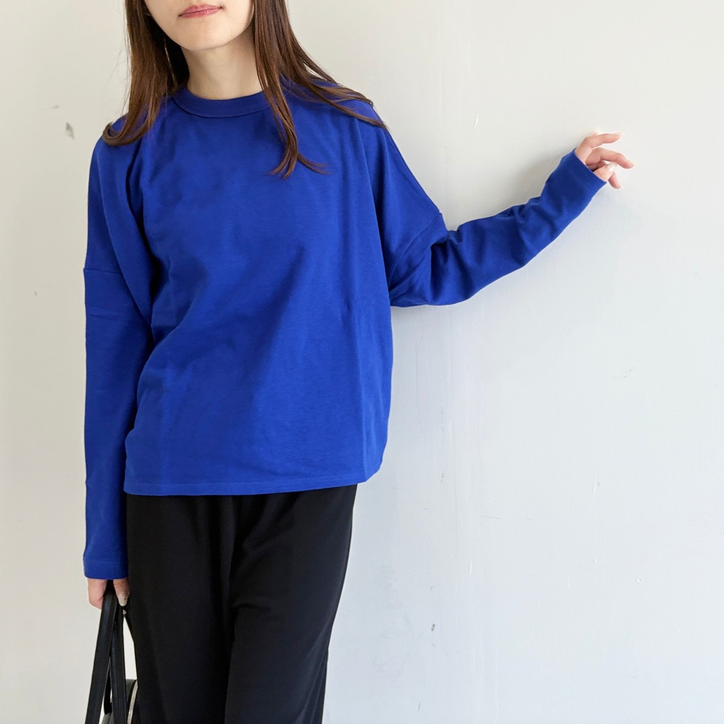 French Terry ガーゼ ドルマンスリーブ プルオーバー