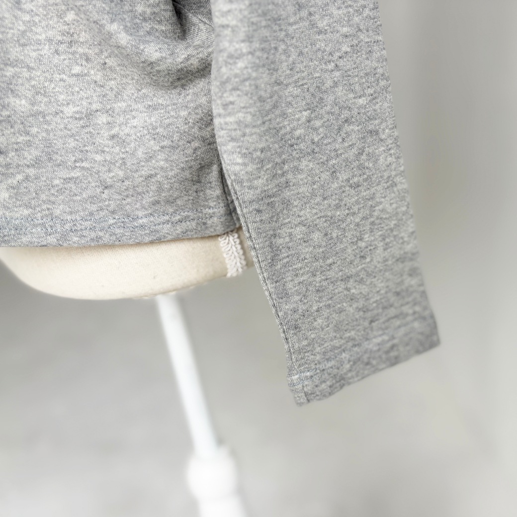 French Terry ガーゼ ドルマンスリーブ プルオーバー