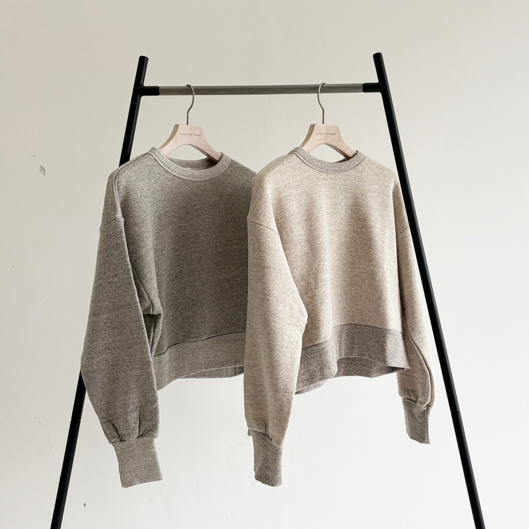 French Terry リヨセル混 ショートレングス プルオーバー