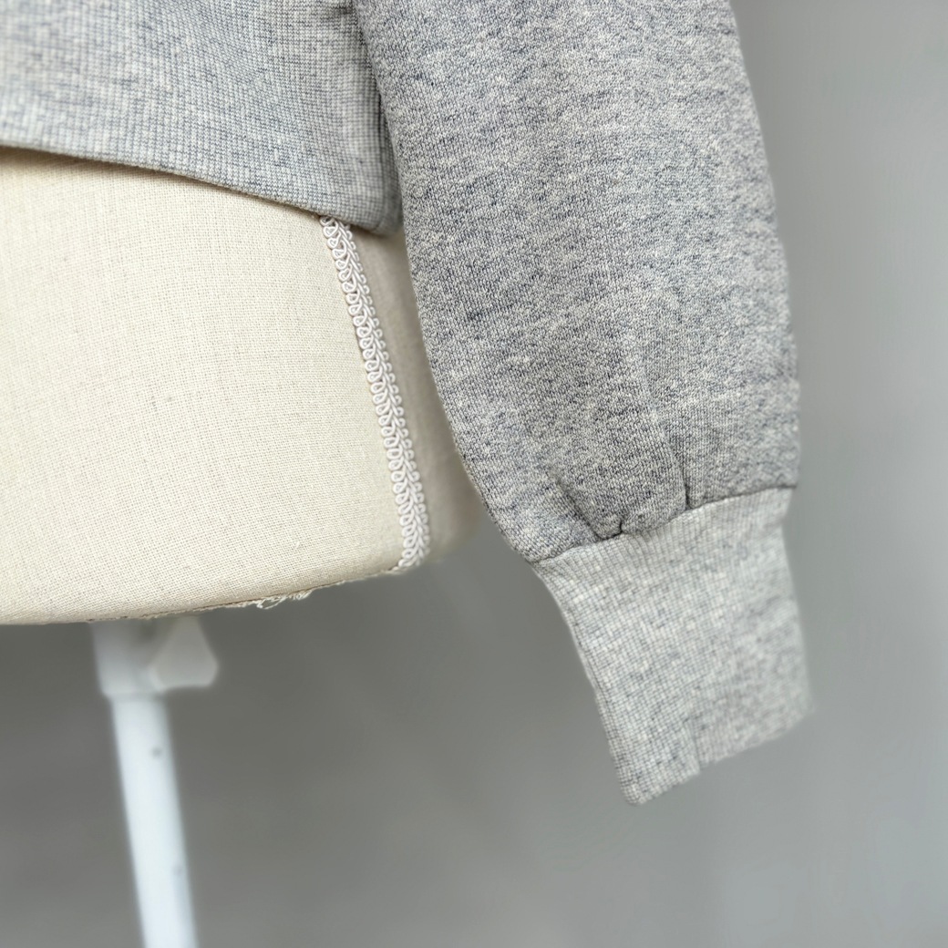 French Terry リヨセル混 ショートレングス プルオーバー