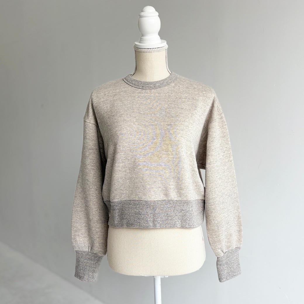 French Terry リヨセル混 ショートレングス プルオーバー