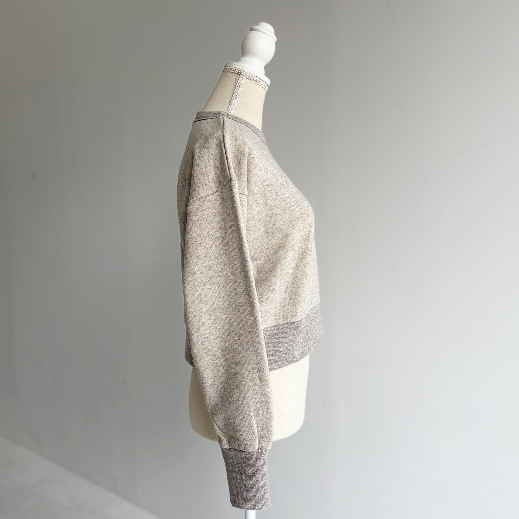 French Terry リヨセル混 ショートレングス プルオーバー